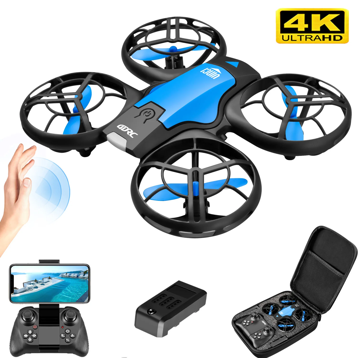 Drone Racing Camera - V8 New Mini Drone 4K Professional