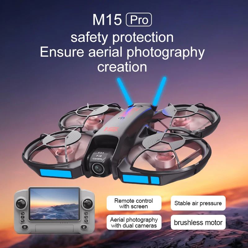 2026 New M15 FPV Drone with Sc - Drone Racing Camera review and price